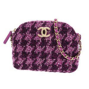 Chanel Quilted Twisted Chain Shoulder Earrings Gift